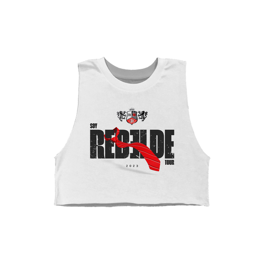 Soy Rebelde Tour Crop Muscle Tee